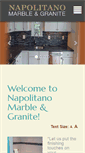 Mobile Screenshot of napolitanogranite.com